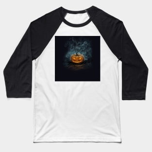 Halloween Pumpkin Baseball T-Shirt